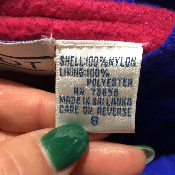 Vintage PK Elliot blue and pink jacket size small - Picture 11 of 11